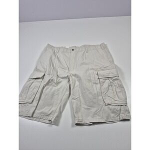 Levis Cargo Shorts Mens 40 Khaki Beige 11" Inseam Relaxed Fit Pockets Casual
